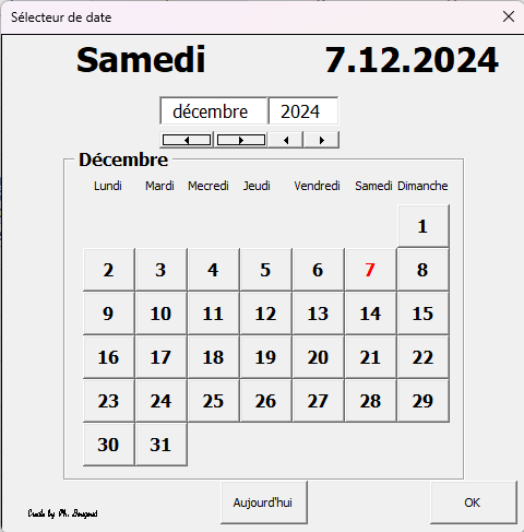 Calendar